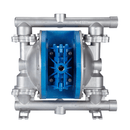 FTI Air FDA Compliant AODD 316L Stainless Steel Metallic Diaphragm Pump