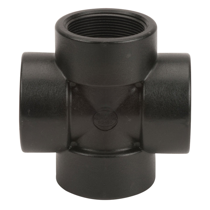 Banjo CR125 Polypropylene Cross FPT 3/8 in. to 2 in. Sizes