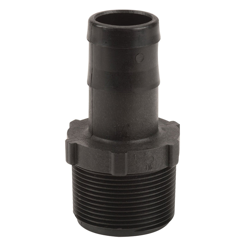 Banjo HB125-150 Polypropylene Straight Hose Barb MPT X HB 1/4 in. to 4 in. Sizes