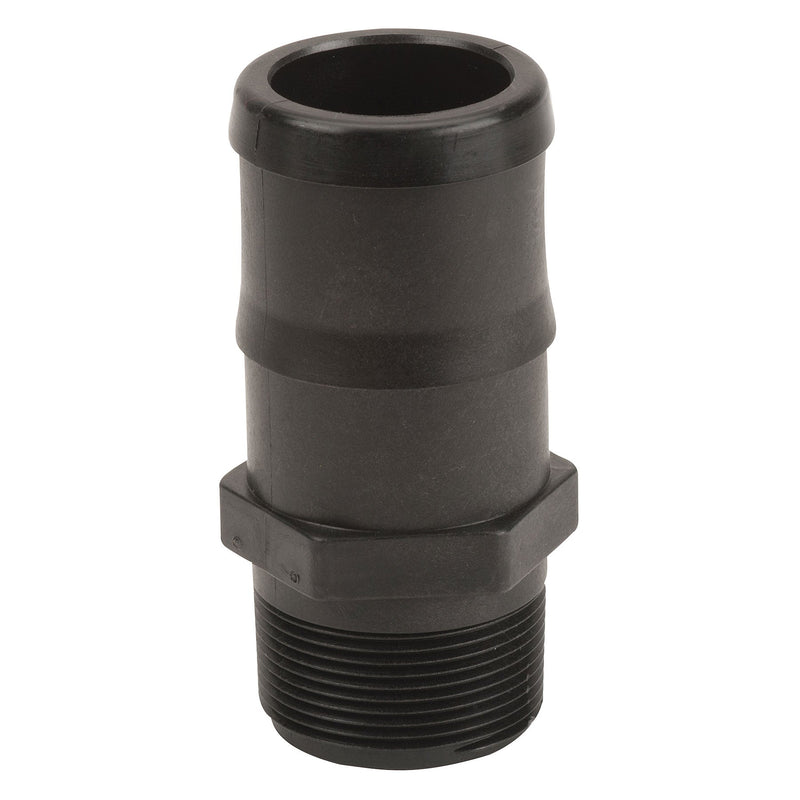 Banjo HB150-125 Polypropylene Straight Hose Barb MPT X HB 1/4 in. to 4 in. Sizes