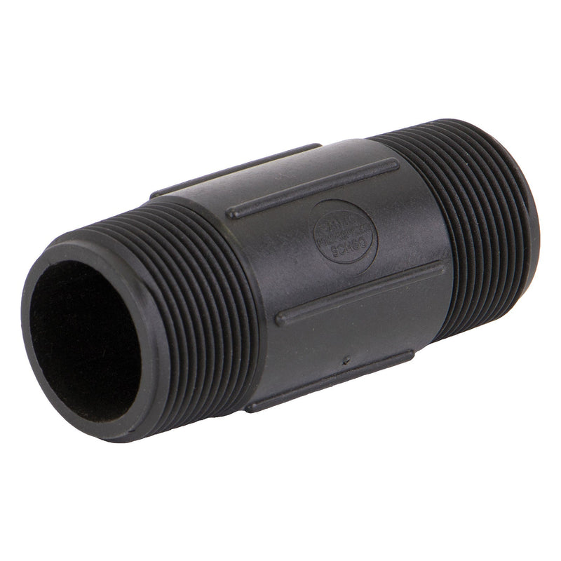 Banjo NIP125-4 Polypropylene Nipple MPT 1/4 in. to 3 in. Sizes Short to 6 in. Lengths