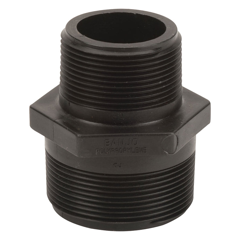 Banjo RN200-150 Polypropylene Reducing Nipple MPT 3/8 in. to 3 in. Sizes