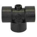 Banjo TEG100 Polypropylene Gauge Port Tee FPT 3/4 in. to 1 in. Sizes