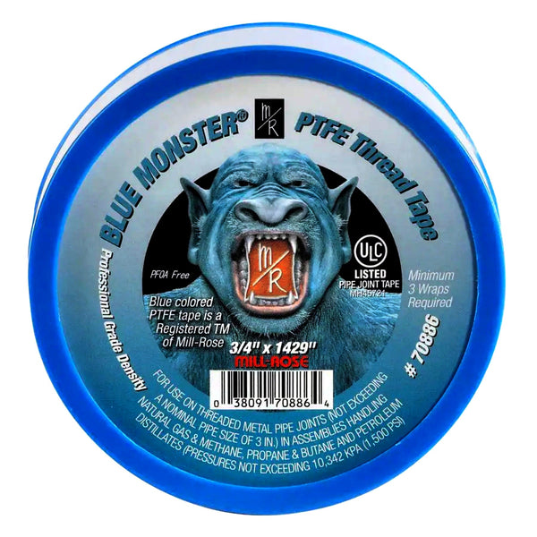 Blue Monster 70886 Industrial PTFE Thread Seal Tape 3/4 in.