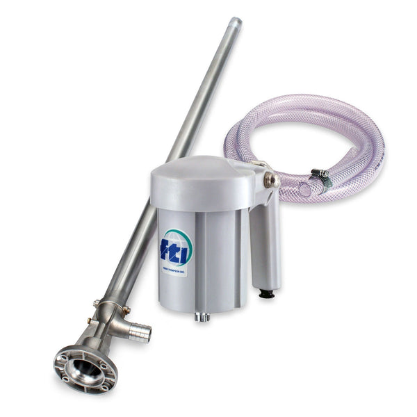 Finish Thompson Medium Performance Drum Pump Kit 40 in. EF Series 316 Stainless Steel Tube Electric Air Motor