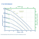 FTI Air Model FT15Z Polypropylene 1-1/2 in. Non-Metallic Diaphragm Pump