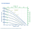 FTI Air Model FT20 316 Stainless Steel 2 in. Metallic Diaphragm Pump