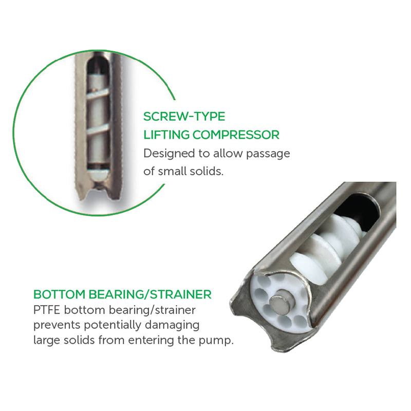 Finish Thompson TT Series 316 Stainless Steel PTFE FDA-Compliant Drum Pump Tube 40 in.